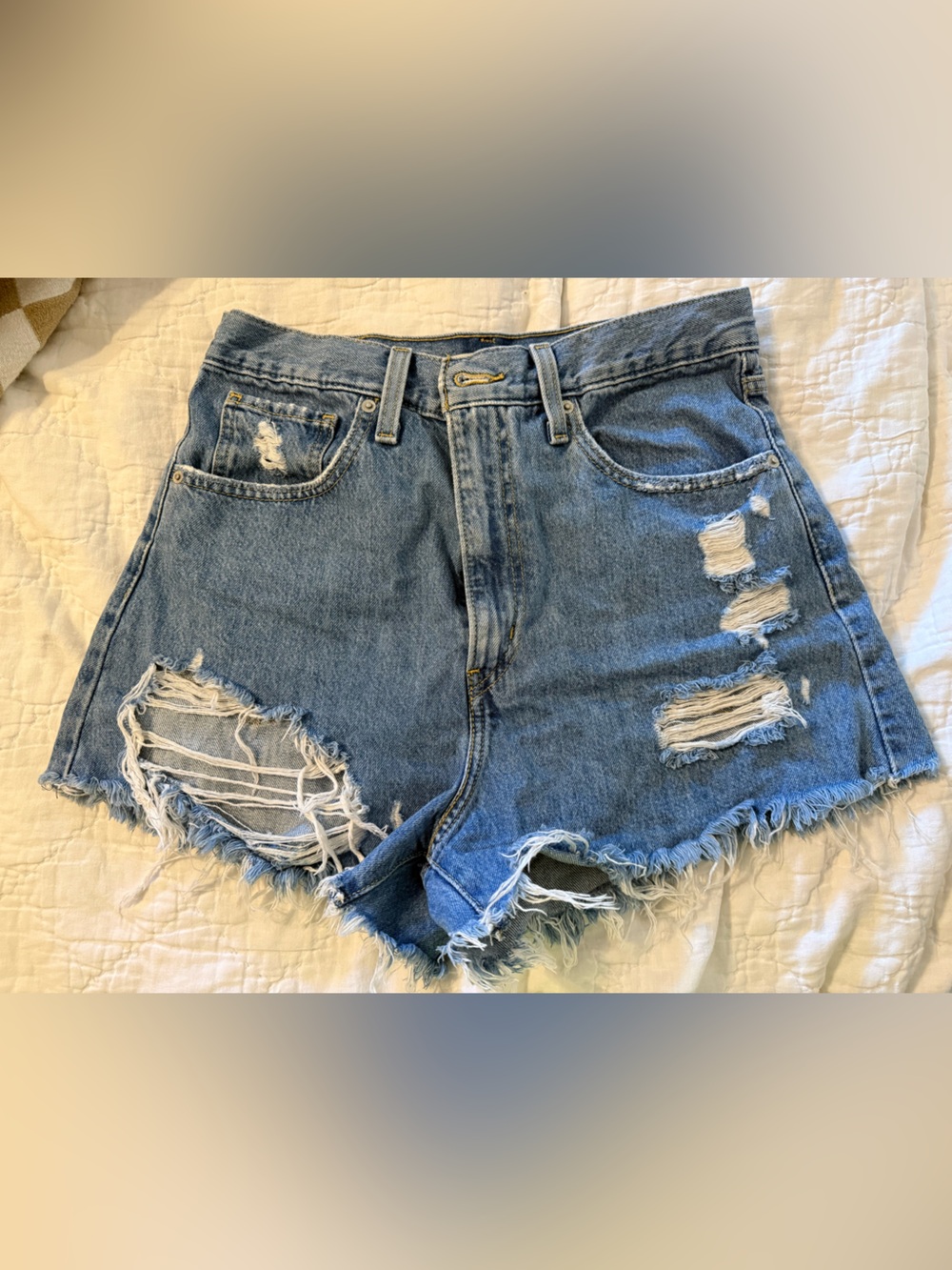Levi’s High Waisted Mom Shorts